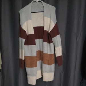 Knox Rose Multicolor Striped Cardigan